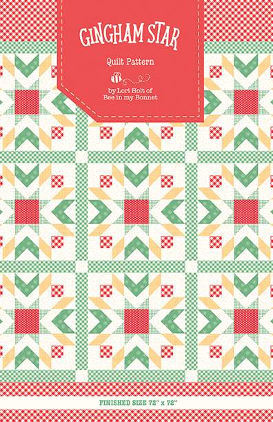 Bee in my Bonnet Gingham Star Quilt Pattern | Riley Blake Designs